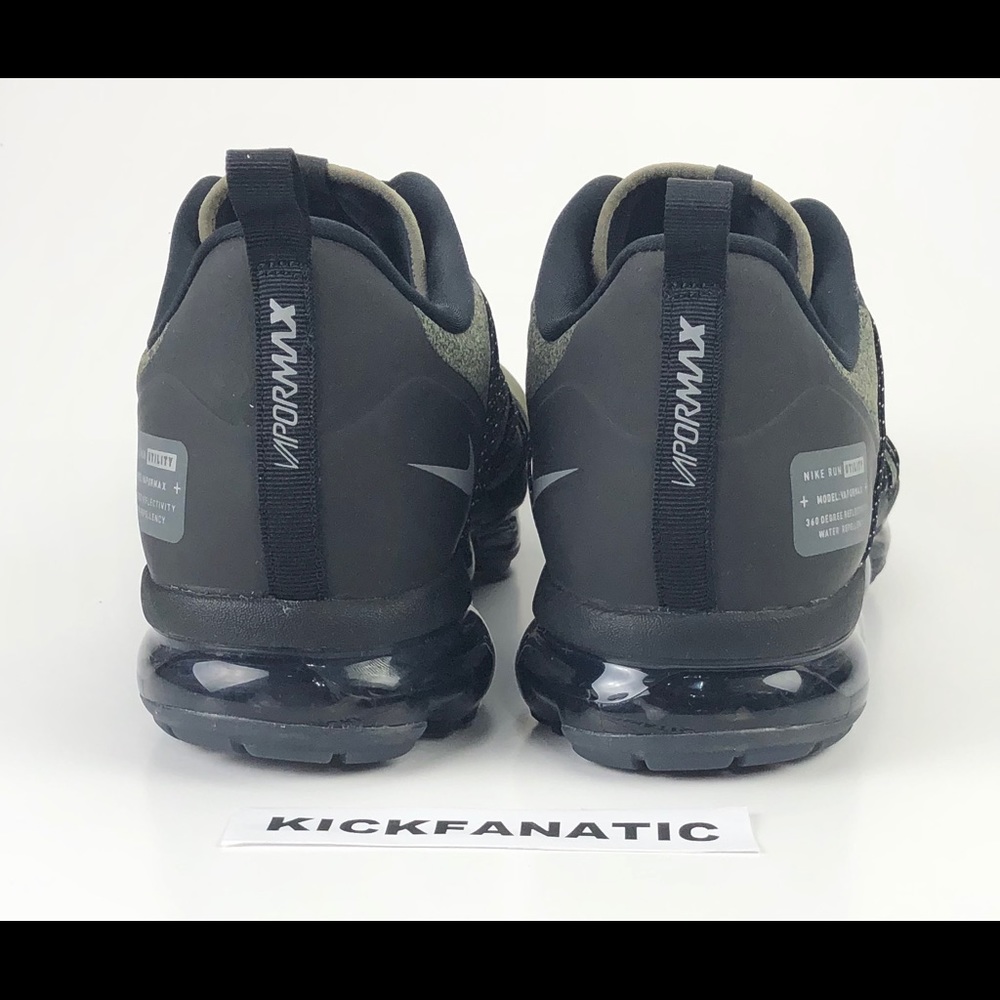 New Nike Air Vapormax Run Utility Olive Shoes - Picture 4 of 7